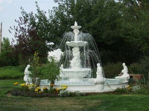 Tangles Design, Ft. Collins, CO, Formal Fountain Spray Ring