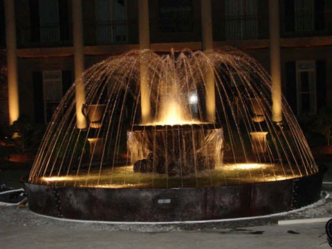 16’ Spray with Center Nozzle Fountain by Gott Landscape New Iberia, LA